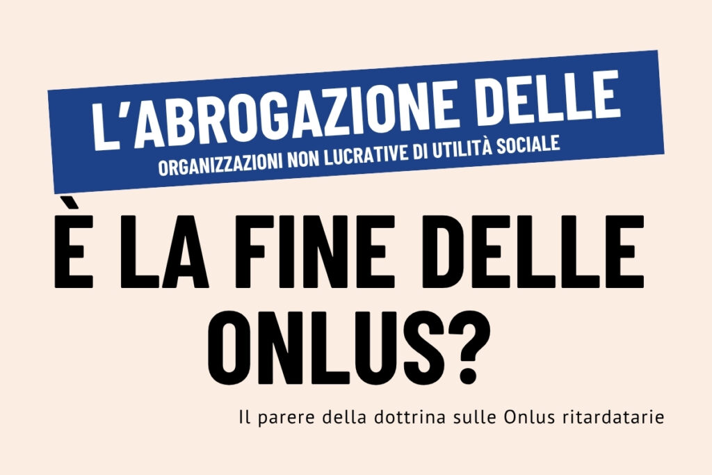 Domanda di iscrizione tardiva per le Onlus