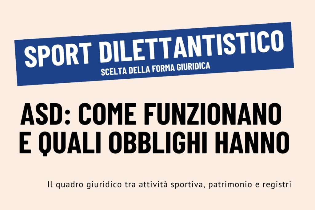 asd funzionamento e obblighi
